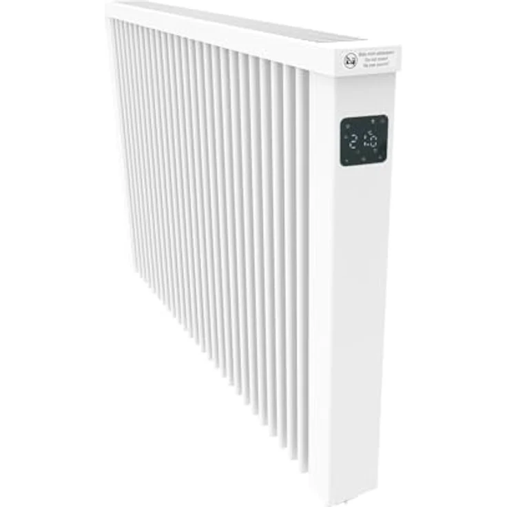 Thermotec AeroFlow Elektroheizung MIDI 1950 mit FlexiSmart-Regler, 1950 W, reinweiß (HFL005), Konvektor – Bild 2