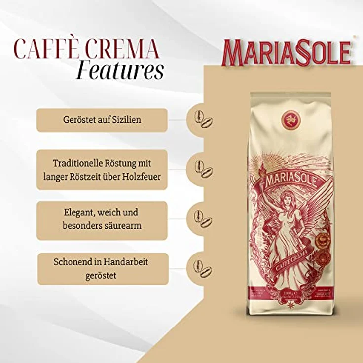 MariaSole Caffè Crema 1kg – Bild 3