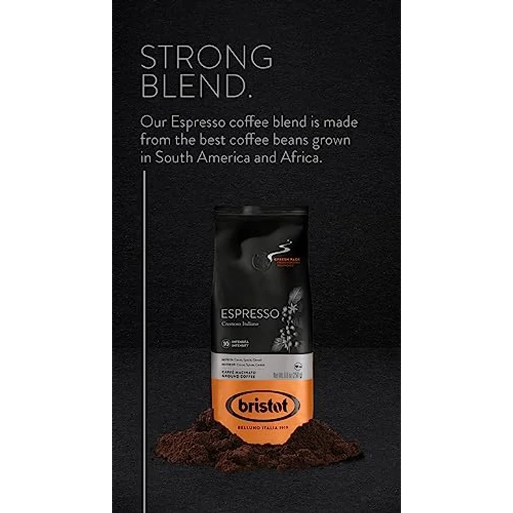 Bristot Diamante Espresso 250g gemahlen – Bild 3