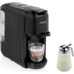 Setpoint Kapselmaschine, 3in1 Kaffee-Padmaschine mit 19-bar Hochdruckpumpe, abnehmbarer Wassertank in Edelstahloptik