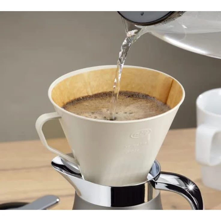 Alfi Handfilter AROMA PLUS oatmeal beige, Kunststoff - Trend-Accessoire für Pour Over Coffee, Spülmaschinenfest, Made in Germany – Bild 2