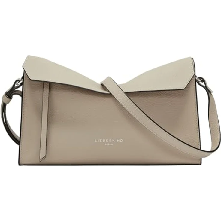 Liebeskind Berlin Umhängetasche Shoulderbag S LORA SMALL PEBBLE, Leder in stone, 27 x 15,5 x 5,5 cm – Bild 1