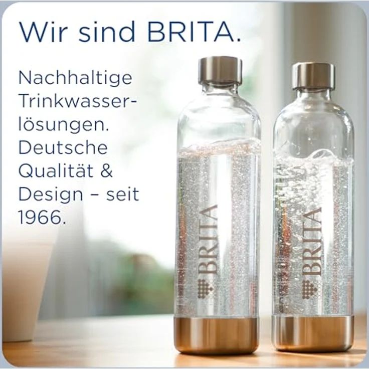 Brita PET-Flasche, für Wassersprudler, 2er-Set, 1 Liter, durchsichtig – Bild 6