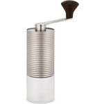 millone definite manuelle Kaffeemühle präzise Mahlgradeinstellung, zwei Edelstahl Mikrokugellager, klappbarer Griff, Bohnenbehälter 45 g, inkl. Ersatzglas + Reinigungsgranulat - Professionelles Kaffeemühle von millone, feinste Mahlgradeinstellung, Edelstahl Mikrokugellager und klappbarer Griff, 45 g Bohnenbehälter, inkl. Ersatzglas + Reinigungsgranulat