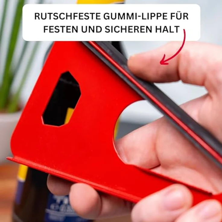Westmark Vielzwecköffner mit Gummi-Lippe, Länge: 17 cm, Stahl-Gummi, Sieger-Twist, 10494470 – Bild 5