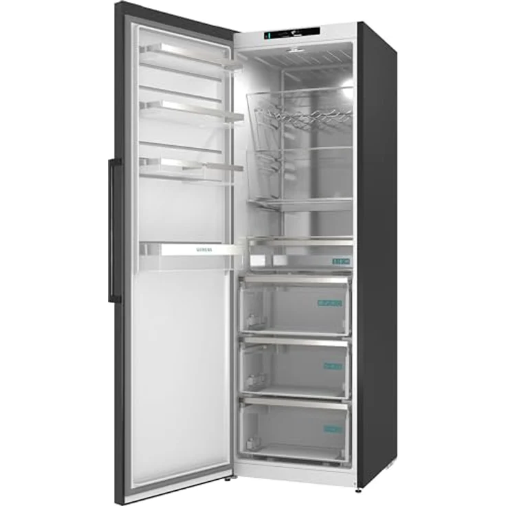 Siemens iQ500 KS36NAXCG, Freistehender Kühlschrank, 186.2 x 59.5 cm, Gebürsteter schwarzer Stahl, AntiFingerprint – Bild 11