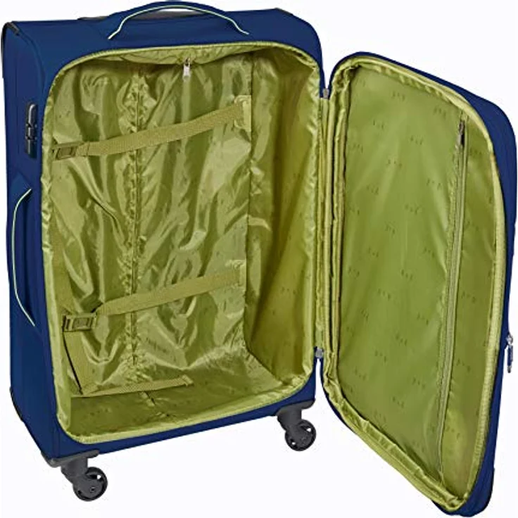 D&N Travel Line 6704 Koffer, 65 cm, 61L, Schwarz – Bild 4