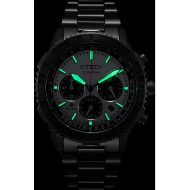 CITIZEN Watch CA4660-61A, Chronograph-Uhr mit Solarenergie und Stoppuhr, Silber – Bild 4