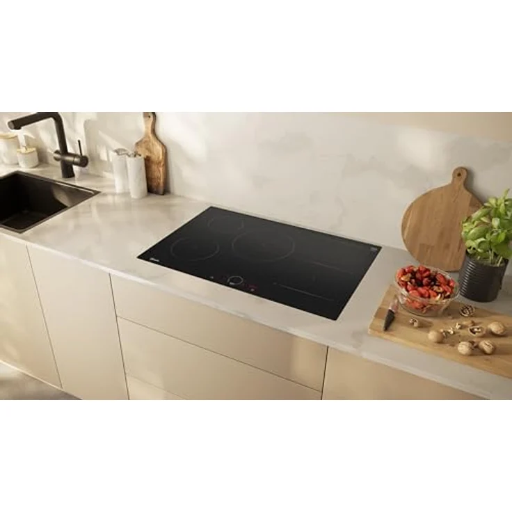 Neff, T58PHW1L0, Autarkes Kombi-Induktionskochfeld mit Twist Touch Steuerung, flächenbündig (integriert) N70, Breite 80 cm, Schwarz – Bild 3