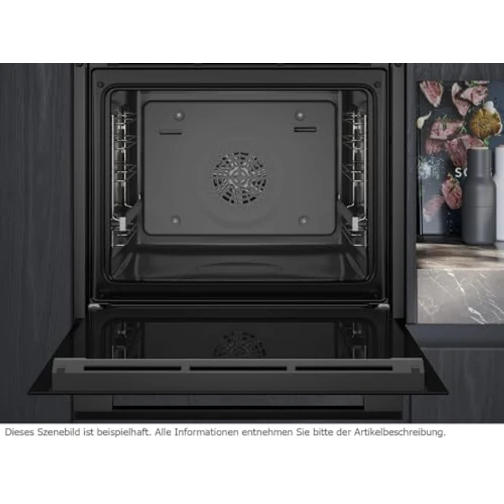 Siemens iQ300 HR232GEB3 Einbaubackofen groß mit Dampfgaren, AutoClean, 71 L, A+, 30-275 °C – Bild 6