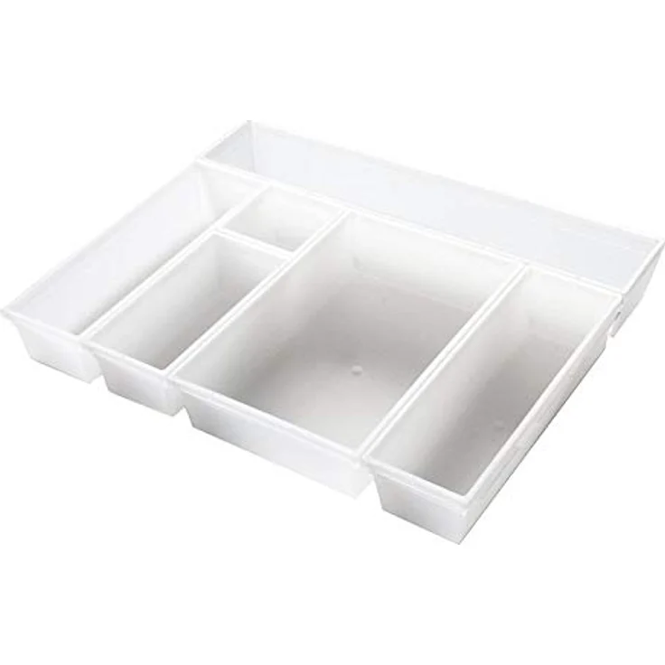 Rotho Basic Ordnungssystem, Kunststoff PP, transparent, 38 x 8 x 5 cm – Bild 4