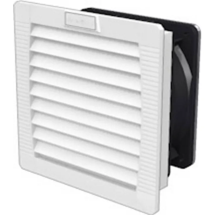 Weidmüller FF2255/230VGY, Belüftungsventilator mit 56 m³/h Luftdurchsatz, IP55 Schutzart, 19 Watt Leistung, grau