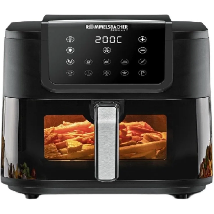 Rommelsbacher Fritteuse FRH 1700, Fritteuse mit Product Compliance, silber – Bild 1