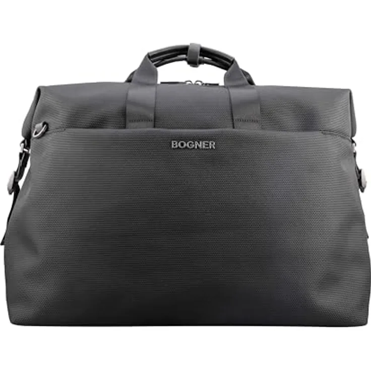 Bogner Keystone Ewald Weekender Reisetasche, 50 cm, schwarz, 100% Nylon, ideal für Kurzreisen