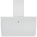 Respekta Dunstabzugshaube CH112080W, schräge Bauform, kopffrei, 80 cm, Weiß