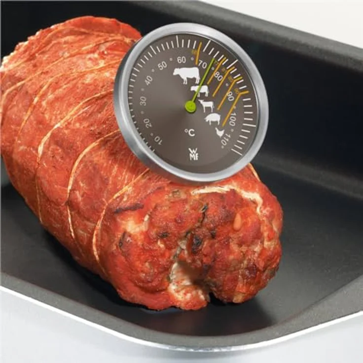WMF Scala Grill-- Fleischthermometer, mit Markierung Garpunkte, für Steak Rind Kalb Lamm Schwein und Geflügel, Sonde bis 110°C – Bild 3