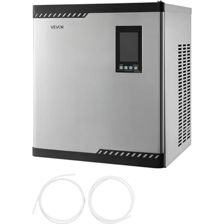 VEVOR Kopf-Eismaschine, 136 kg/Tag Edelstahl mit intelligentem Bedienfeld, Selbstreinigung, einstellbarer Dicke für Restaurant, Bar, Café, Hotel – Bild 9