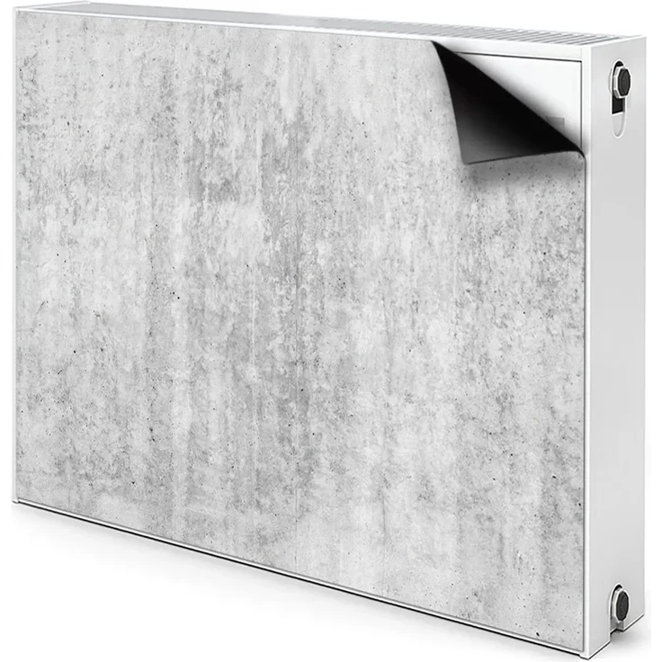 Tulup Magnetfolie für Heizkörper, magnetische Heizkörperabdeckung 110x60 cm, grau, schützend und dekorativ, für glatte Metalloberflächen