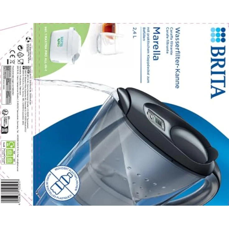 BRITA Karaffe mit Filter, mehrfarbig, einzigartig – Bild 3