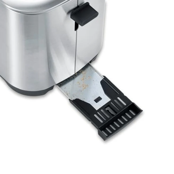 Severin AT 2620 Toaster mit Bagel-Funktion, Schwarz, Silber - Große Röstkammern, Bagel-Funktion, Voll-Edelstahldesign – Bild 9
