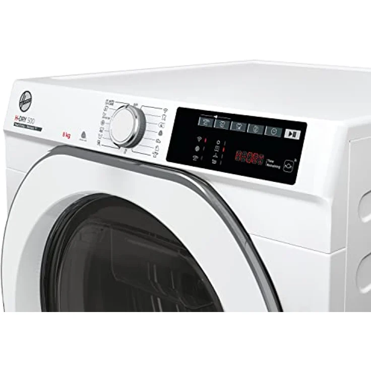 Hoover H-DRY 500 NDE H8A2TCEXS-S Wärmepumpentrockner/A++ / 8 kg/WiFi + Bluetooth/AquaVision/Schuhgestell – Bild 3