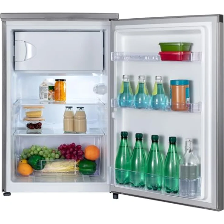 CHiQ KMRF110SD Table Top Kühlschrank, 107L, EEK C, 37dB, integriertes Gefrierfach, schnelle Kühlung, Auto Drain, 84.5 cm hoch, 54.9 cm breit – Bild 6