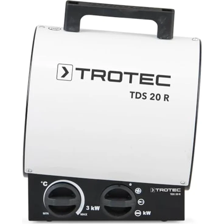 TROTEC TDS 20 R Elektroheizer, Bauheizer mit 3 kW mit 3 Heizstufen, Heizgerät – Bild 4