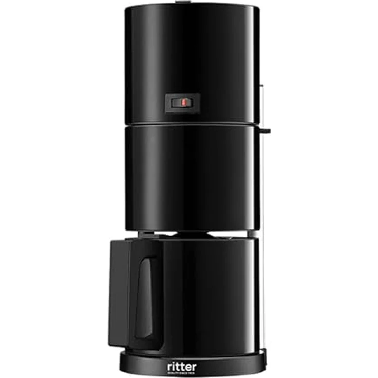 Ritter pilona 5 Filterkaffeemaschine mit Isolierkanne & Abschaltautomatik, Made in Germany, Schwarz – Bild 2