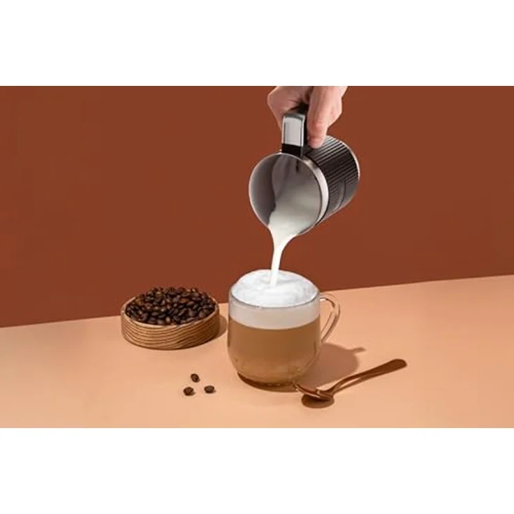 ETA Cremeo Milchaufschäumer & Milchwärmer, 500W, 5 Funktionen, 350 ml, Edelstahlgehäuse, Antihaftbeschichtung, automatische Abschaltung – Bild 2