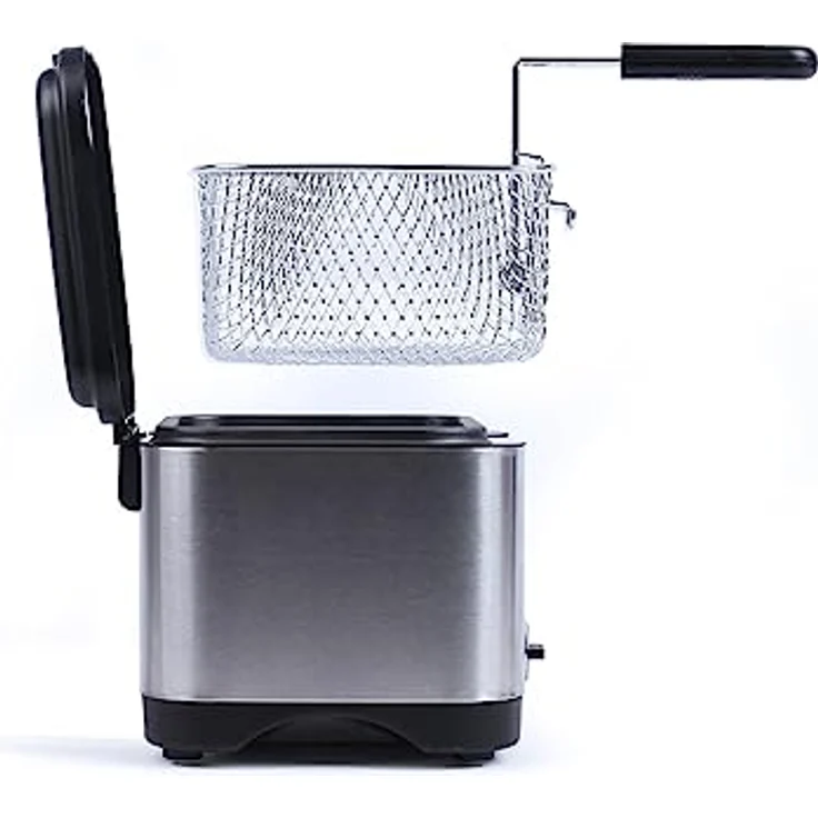 Livoo Fritteuse 1,5 l, Edelstahl, 1,5 Liter, Grau – Bild 6