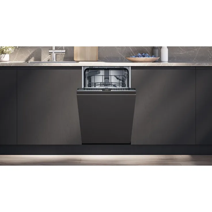 Siemens Extraklasse iQ300 SR83EX01LD Einbau Geschirrspüler, Vollintegriert, 45 cm, 10 Maßgedecke, Home Connect, Energieeffizienzklasse C