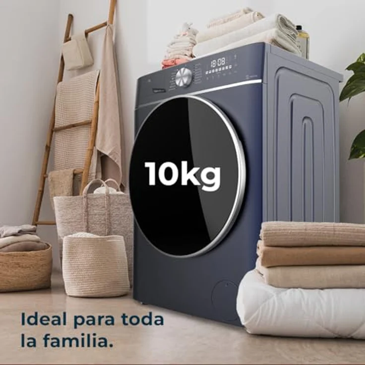 Cecotec Waschmaschine Bolero DressCode 8800 Inverter, 8 kg Fassungsvermögen, 16 Programme, Ice Blue A – Bild 3