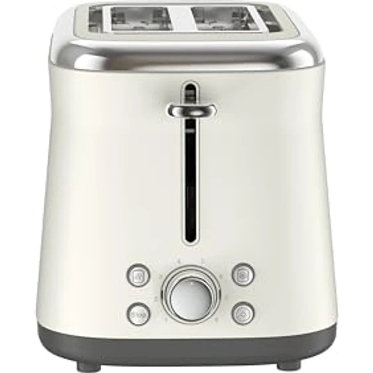 Tefal TT720AE0, Toaster in Weiss mit 850 Watt Leistung, Auftaufunktion und Brötchenaufsatz – Bild 3