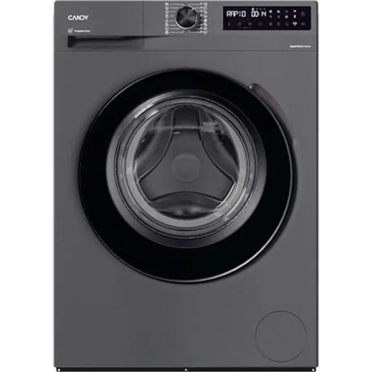 CANDY LAVAT.CANDY BR 26SSB5G-S, Superslim Frontlader Waschmaschine, 6 kg, anthrazit, Energieeffizienzklasse A, 1200 RPM
