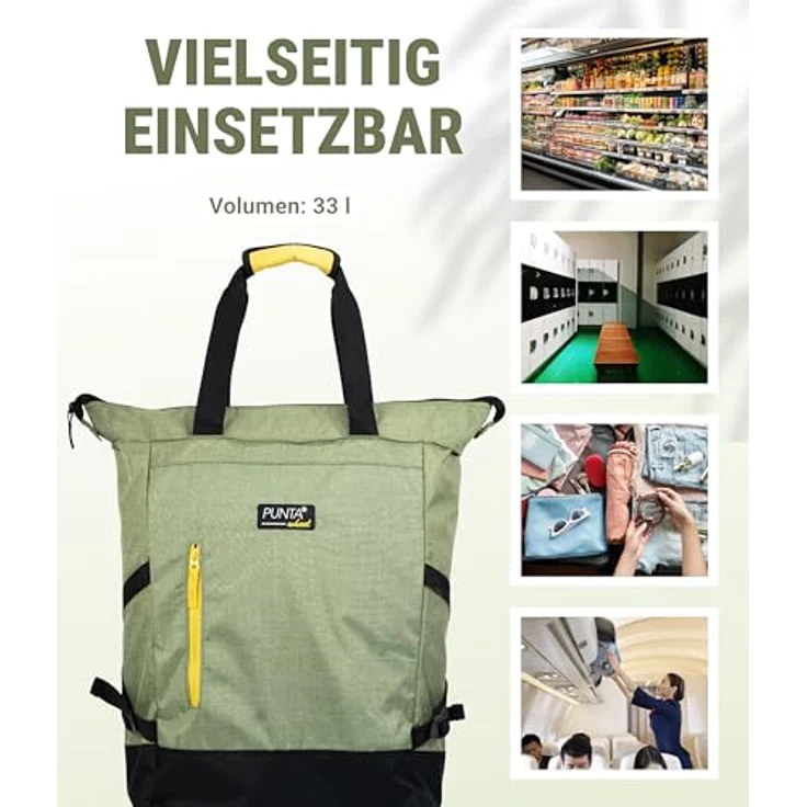 Punta Wheel Einkaufstrolley 50 cm 2 Rollen – Bild 5