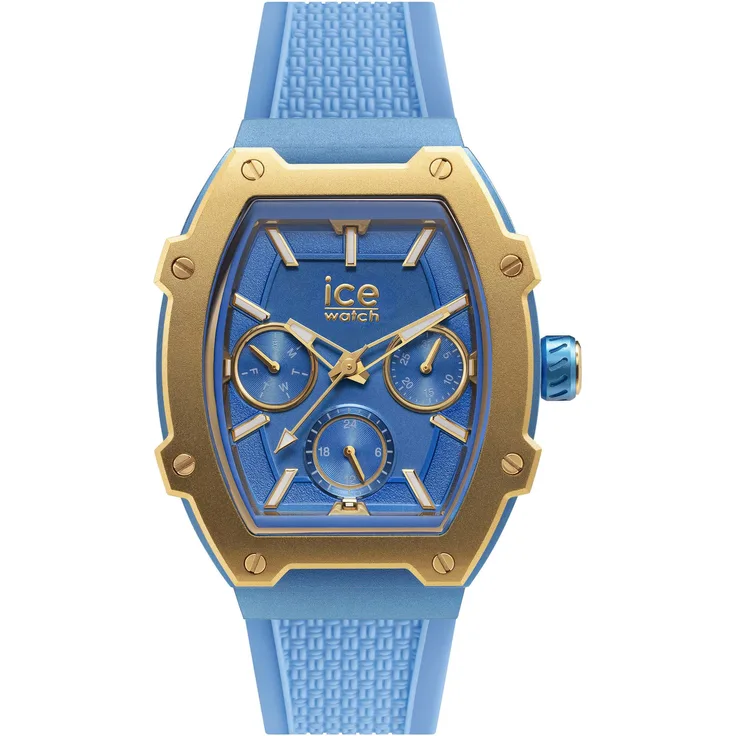 Ice-Watch Multifunktionsuhr ICE boliday summer - Alu - Small - MT, Damenuhr mit 12/24-Stunden-Anzeige, Quarzuhr