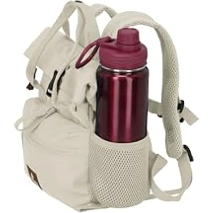 Travelite Basics City Rucksack, 27 cm, off white, 100% Polyester, 20 cm x 10 cm – Bild 3