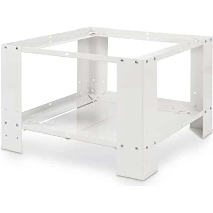 Xavax Waschmaschine Trockner Schrank, Untergestell 60x60 cm mit klappbarem Bodenfach, waschmaschinenerhöhung und Tragkraft 150 kg – Bild 1