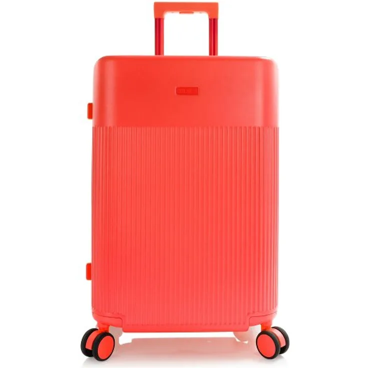 Heys HiLite 4 Rollen Trolley M 63.5 cm, orange, mit Dehnfalte aus 100% Polycarbonat (41.5 cm x 26 cm)