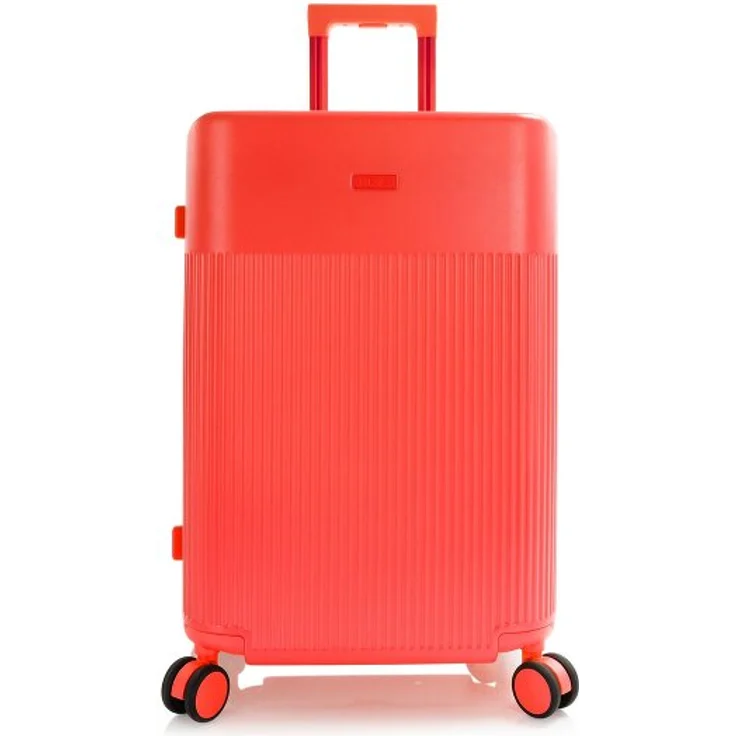 Heys HiLite 4 Rollen Trolley M 63.5 cm, orange, mit Dehnfalte aus 100% Polycarbonat (41.5 cm x 26 cm)