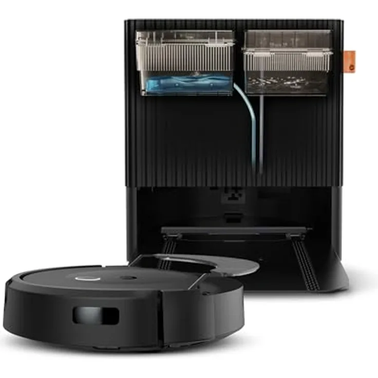 iRobot Roomba Combo 10 Max – Saugroboter 2-in-1 mit Station – Selbstentleerung/Befüllen und Reinigung des Wischtuchs – Kartographie & speichert die Umgebung – erkennt & vermeidet Objekte - Preisvergleich