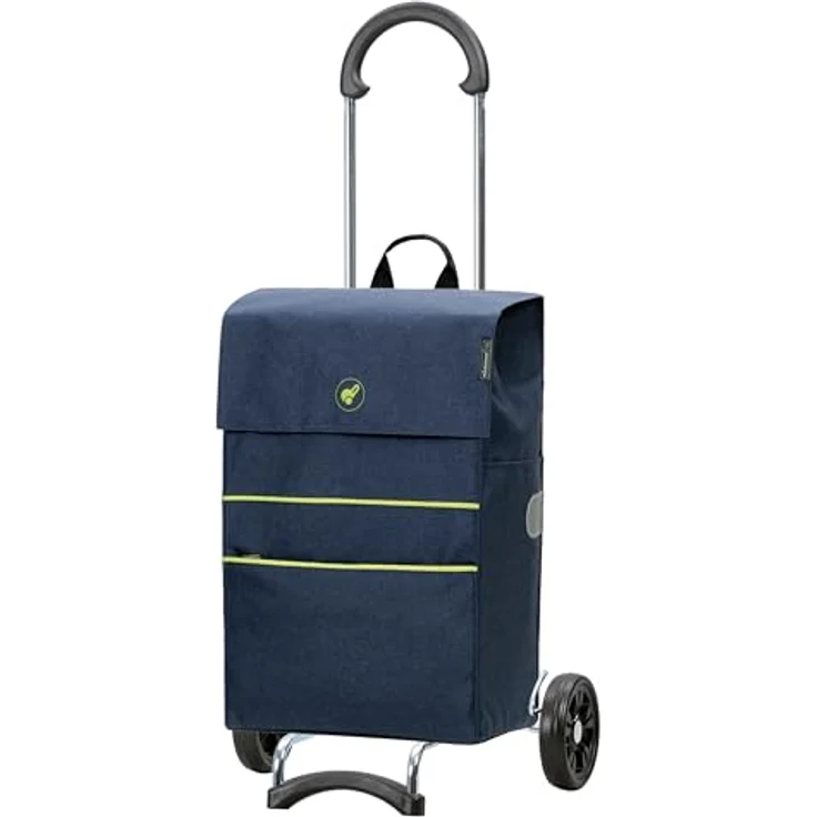 ANDERSEN Einkaufstrolley - Scala Shopper Nelon blau 53 L Freizeit, Hackenporsche, modern, klappbar, leichtgängig, leise Räder – Bild 1