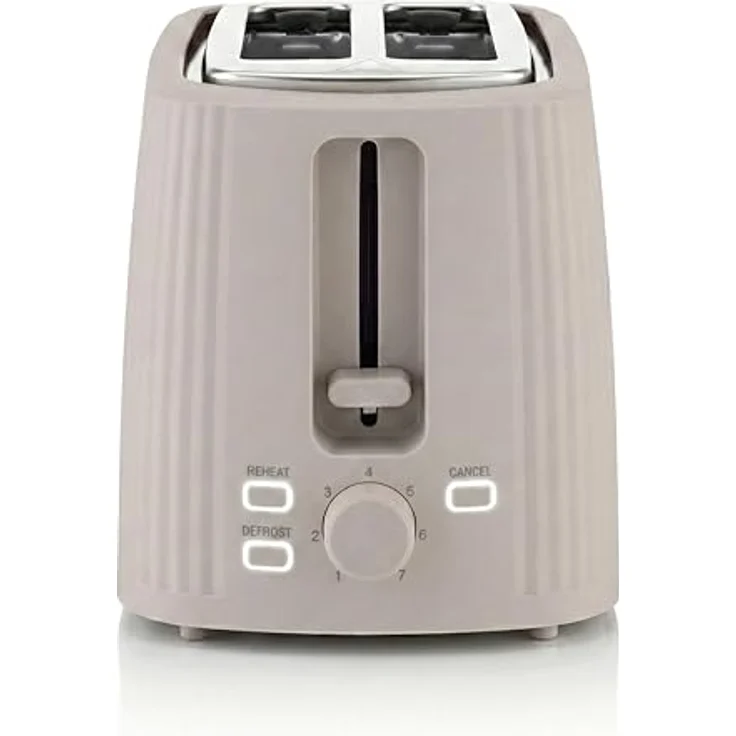 Seeger Toaster mit elegantem Rippendesign, 7 Bräunungsstufen und Auftaufunktion – Bild 5