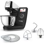 Tefal I-Coach Touch +, Küchenmaschine mit integrierter Waage, 25 Automatikprogrammen, 5,5-Liter-Schüssel, WiFi-Verbindung, 4,3'' Touchscreen, 1200 Watt, Schwarz, QB960DF0