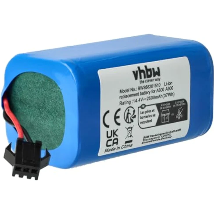 vhbw Akku kompatibel mit Tesvor X500 Pro, X580, X580R, X583, X586 Staubsauger Home Cleaner Heimroboter (2600mAh, 14,4V, Li-Ion) – Bild 3