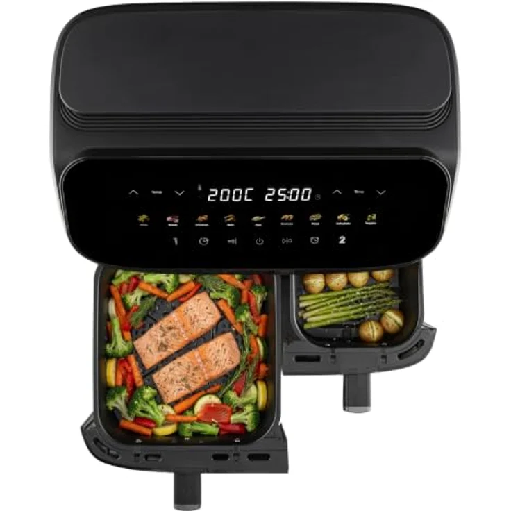 Hisense HAF2700DHA, Air Fryer Fritteuse mit 2700 W und 11 l, Schwarz – Bild 17