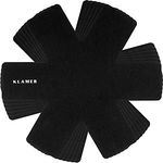KLAMER Pfannenschoner Filz 6er Set, Stapelschutz mit Anti-Rutsch-Unterlage, Topfuntersetzer aus recycelten PET-Flaschen, zum Schutz von Pfannen, Töpfen und Schüsseln