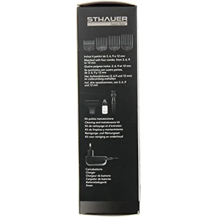 Xanitalia Professionelle Sthauer Haarschneidemaschine Calibro Stealth, Robuster Rasentrimmer – Bild 3