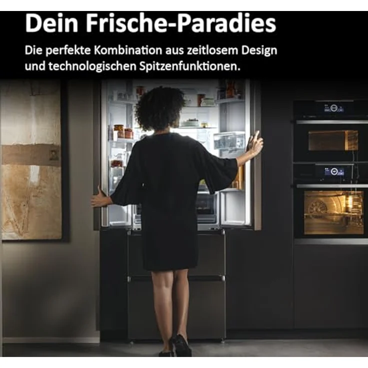 Haier HFR7720DWMP French-Door-Kühlschrank, freistehend, edelstahl, Energieklasse D – Bild 10