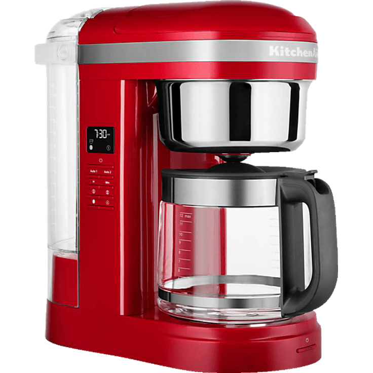 KITCHENAID 5KCM1209EER Filterkaffeemaschine, 24-Stunden-Programm, variable Brühstärke, Empire rot